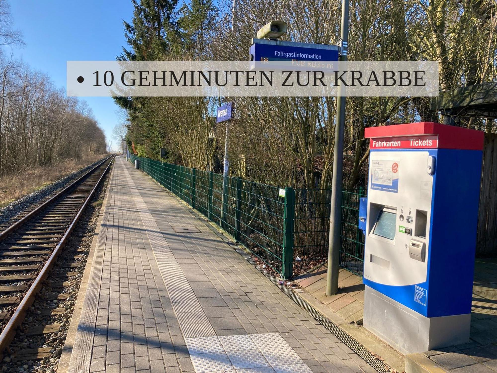 Haus Krabbe Apartments Mit Doppelbetten, Fuer 1-2 Personen, Hunde Kostenfrei Willkommen, Kostenfreier Parkplatz, Zwischen Bremerhaven Und Cuxhaven Gelegen Wremen Exterior foto