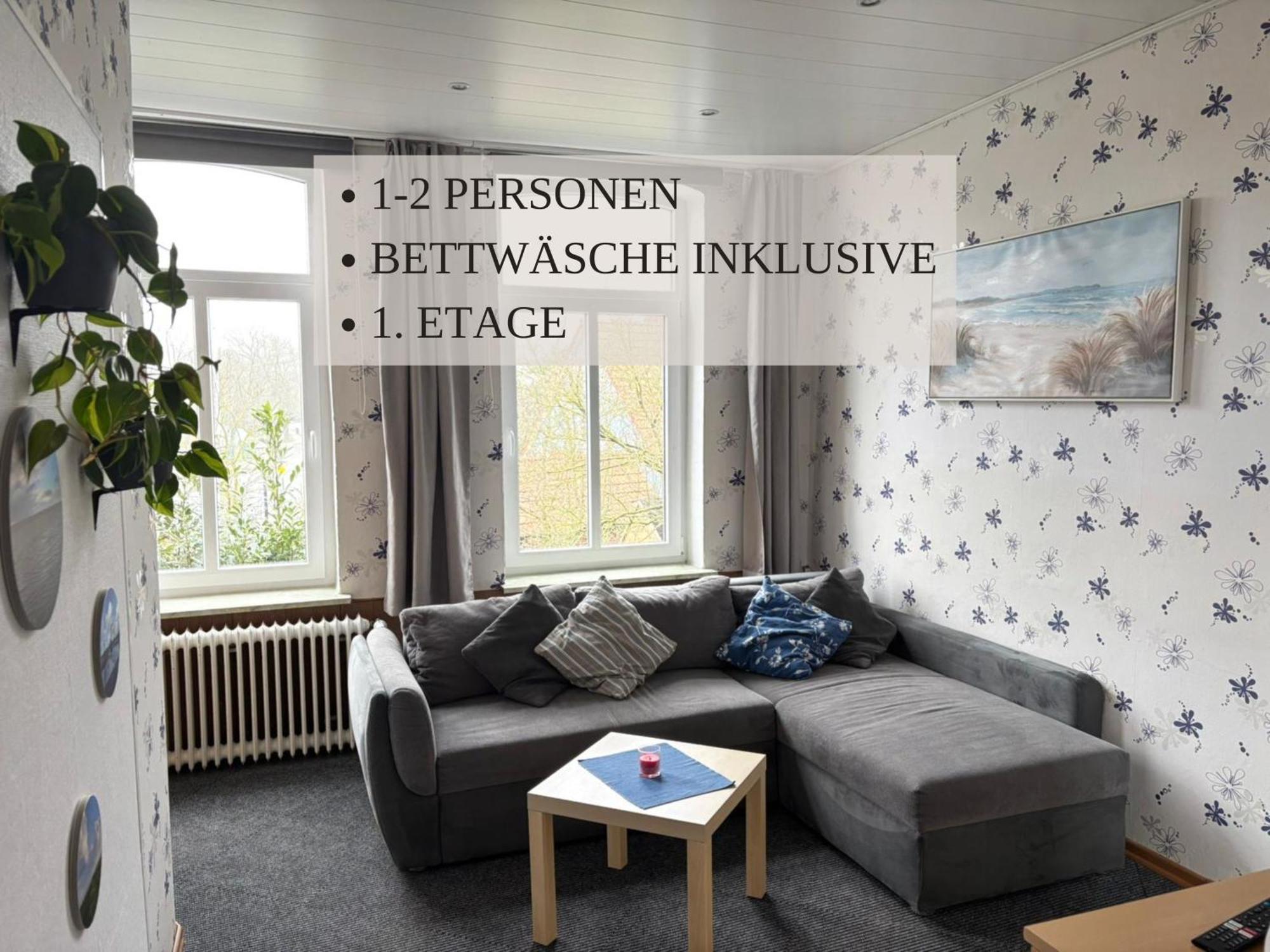 Haus Krabbe Apartments Mit Doppelbetten, Fuer 1-2 Personen, Hunde Kostenfrei Willkommen, Kostenfreier Parkplatz, Zwischen Bremerhaven Und Cuxhaven Gelegen Wremen Exterior foto